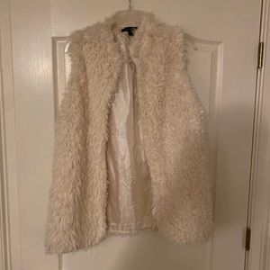 Rouge Off White Fur Vest- Size 3X